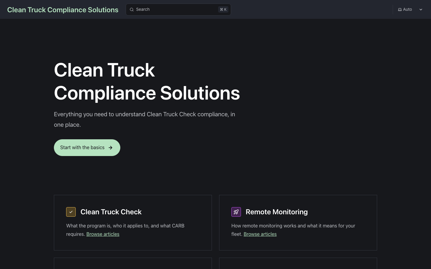 CTCS Knowledge Platform screenshot